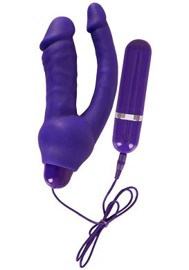 16 x 2,3 / 3 cm Vibrator Double Pleasure Vibe purple