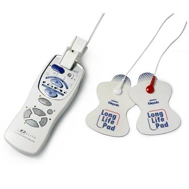Omron E2 ELITE Reizstromgerät Massagegerät / BP Monitor / Zählerablesung