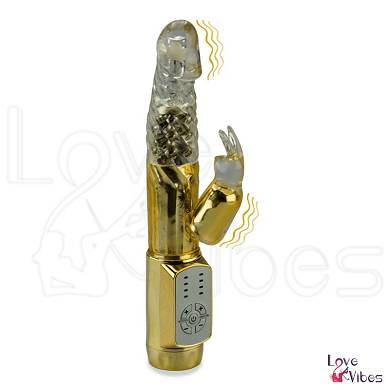 Deluxe-Rabbit-Vibrator Gold Prince
