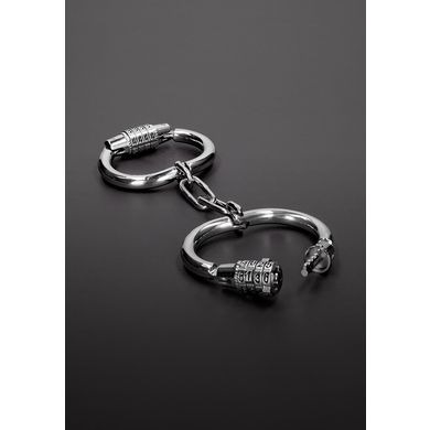 Triune Handcuffs with Combination Lock silver