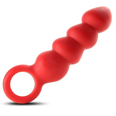 Ass Cork 2 - Buttplug aus Silikon - rot