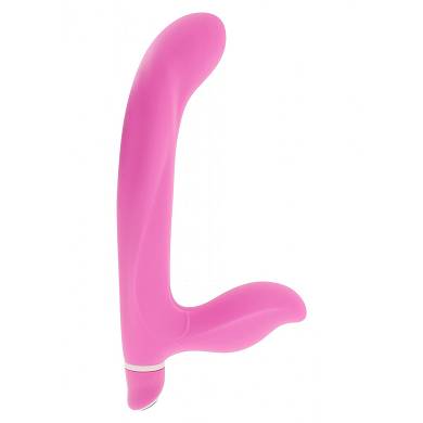 Wishbone Strap-On - 24 x 3,5 cm - in Pink
