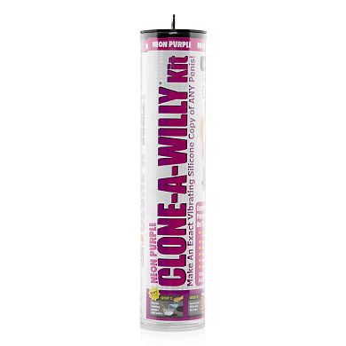 Clone-A-Willy Kit - Neon Purple, 6-tlg.