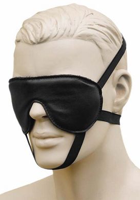 HardcoreDeLuxe - Leder-Augenmaske gepolstert