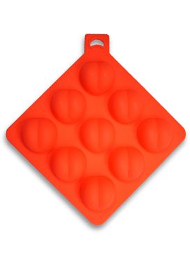 Eiswrfelform Sexy Cooler Ass orange Silikon