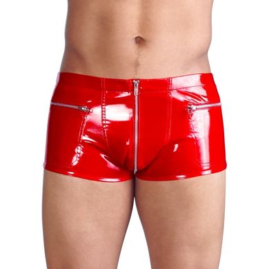 Rote Lack-Pants fr Mnner