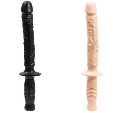 Dildo mit Griff 37 x 3,5 cm
