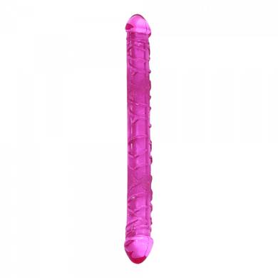Doppeldildo - 33 x 3,5 cm - in Rosa