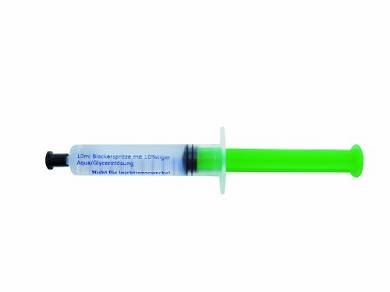Blockerspritze 10ml Wasser/Glycerin Gemisch 5 Stück für Ballonkatheter Katheter 