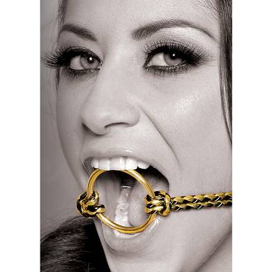 Mundknebel - in Gold