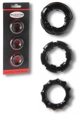Malesation Strechy Cockring Set