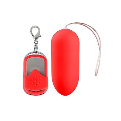 Shots Toys 10 Speed Remote Vibrating Egg - BIG - Red