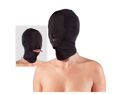 Kopfmaske mit Reiverschluss
