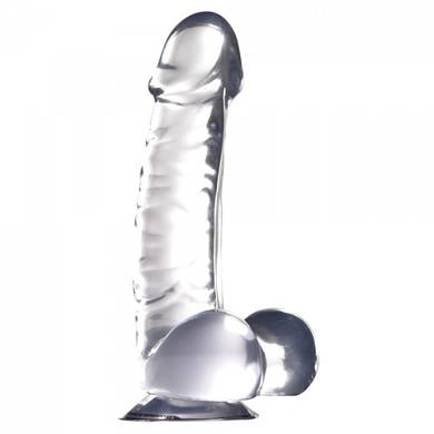 Nanma - Dildo Luxy - 18 x 4,2 cm - in Durchsichtig