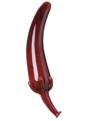 GLASSVIBRATIONS Glasdildo Red Pepper