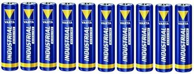 10x VARTA BATTERIE 4003 INDUSTRIAL 1,5V MICRO AAA LR03 MN2400 ALKALINE 1200mAH