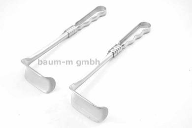 Vaginal-Spekulum Wundhaken Richardson 240mm mit Schlaufengriff Blatt 60 x 43 mm