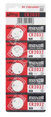 10x MAXELL CR2032 LITHIUM BATTERIEN BATTERY KNOPFZELLE 3V --- OVP --- NEU
