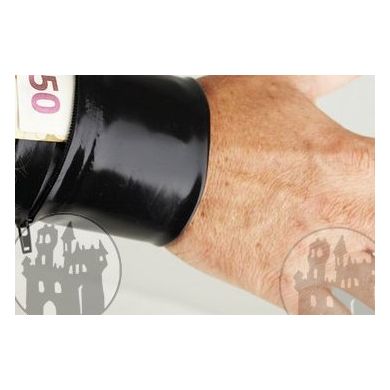Latex Portemonnaie, geklebt