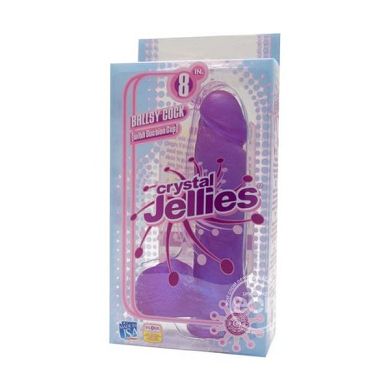 20 x 4.5 cm Dildo Doc Johnson Crystal Jellies XL purple