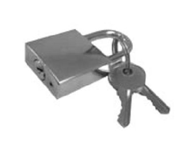Bondage-Schloss, gleichschließend - CHROM