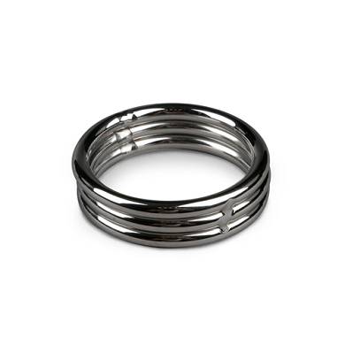 Ribbed Cock and Ball Ring