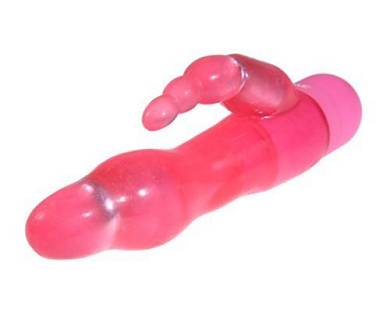 Evolved True Love Vibrator Sweetcheeks. rosa transparent. 1 Stück