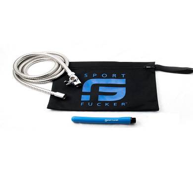 Sport Fucker Shower Kit with Anal Shower Nozzle 6 inch Blue