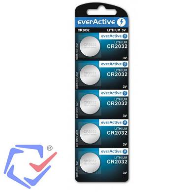 5x 10x 20x 30x CR2032 Batterie everActive Lithium Knopfzelle 3V 210 mAh