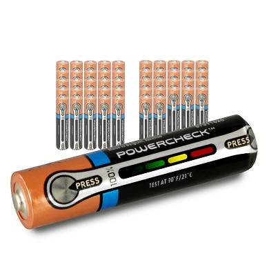 48x MICRO AAA LR03 MN2400 DURACELL 1200mAh Ultra Power m.Batterietester 48 Stk