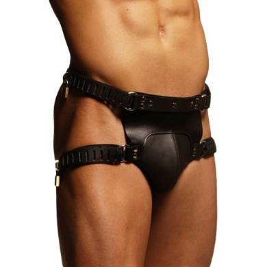 Keuschheitsgrtel mit Verschluss von Strict Leather