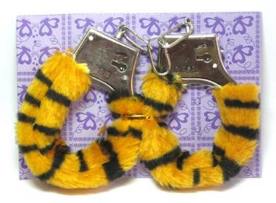 Plüsch-Handschellen Leopard-Tiger
