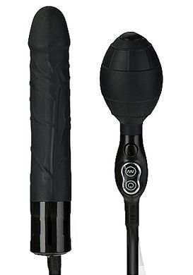 19 cm Pumpdildo mit Vibration - Inflatable Wonder black