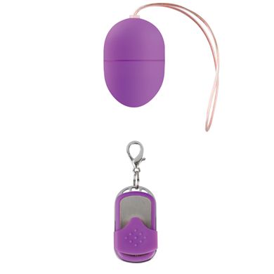 Shots Toys 10 Speed Remote Vibrating Egg - Small - Purple