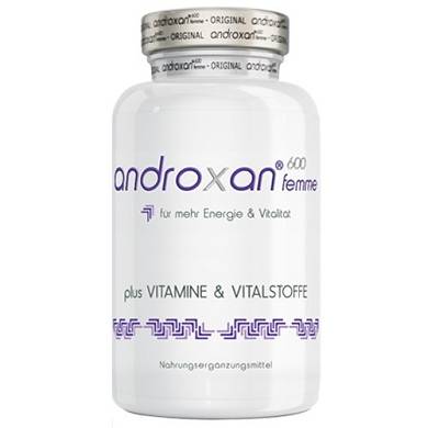 Androxan®600 femme. 90 Kapseln. für Aktivitätssteigerung und Lustempfindung.