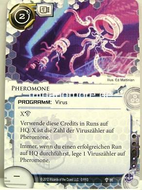 Android Netrunner LCG - 1x Pheromone #086 - Im Schatten der Menschheit deutsch