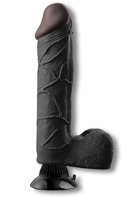 28 x 6,5 cm Vibrator Wall Banger XI black