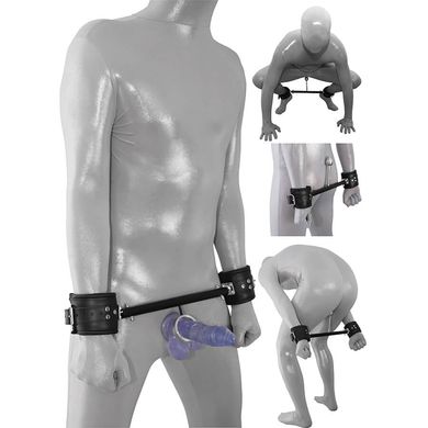 XXdreamSToys Spreizstange mit Alu-Penisring und Plug