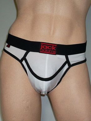 Jack Adams Bodyflex Army Jock Brief white/black