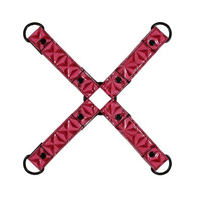 Sinfull - Hogtie Kreuzfessel - pink