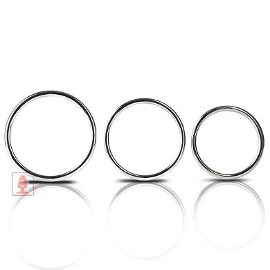 Nickelfreies Metall-Penisringset
