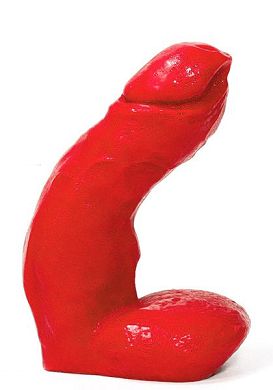 15 x 4 cm Massimo Dildo red
