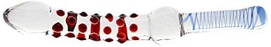 GlassIntimo Glasdildo NAMI Dildo mit vielen Noppen 26*4cm