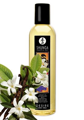 SHUNGA 250 ml Massagel Desire Vanille