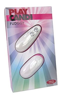 PLAY CANDI Bullet mit Vibrator in weiß/ pink