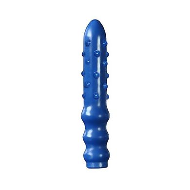 CRACKSTUFFERS Rough Rider Schlagstock Anal Plug. mittelgroß. Blau