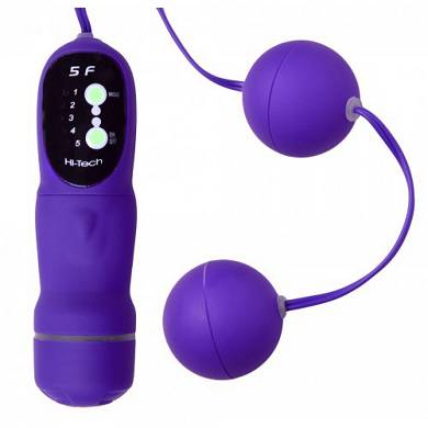 Vibrierende Lustkugeln - Ø 3,3 cm - in Violett