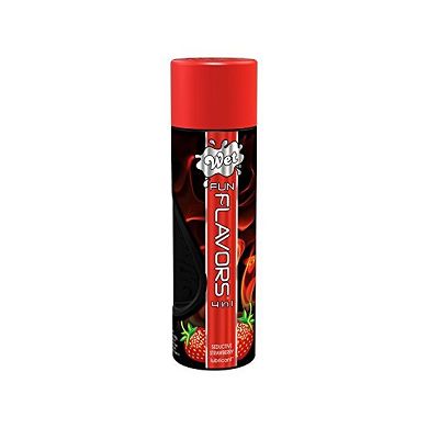 WET Gleitmittel mit Wärme-Effekt und Erdbeergeschmack. 1er Pack (1 x 300 ml)