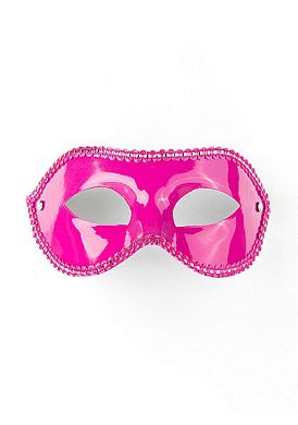 Sexy PVC Augenmaske pink