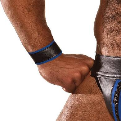 colt-leather-wrist-strap---blue